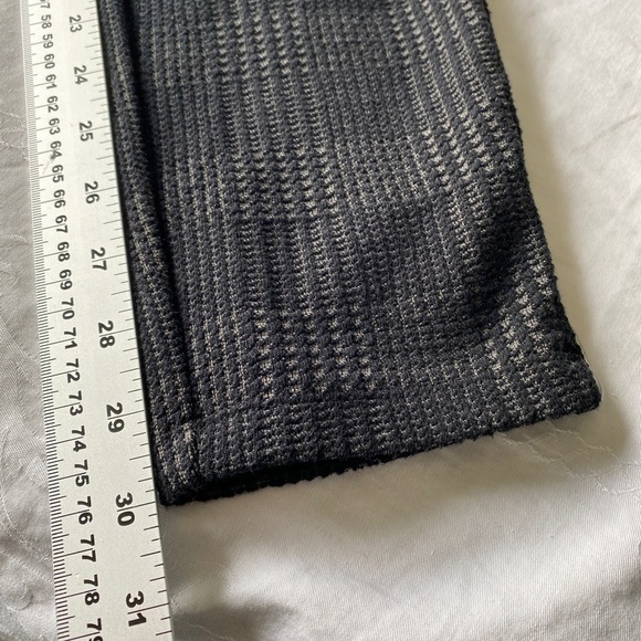 SIMONS Women's Black/Gray Geometric Office Leggings Size Medium Stretchy Pants - Picture 9 of 10